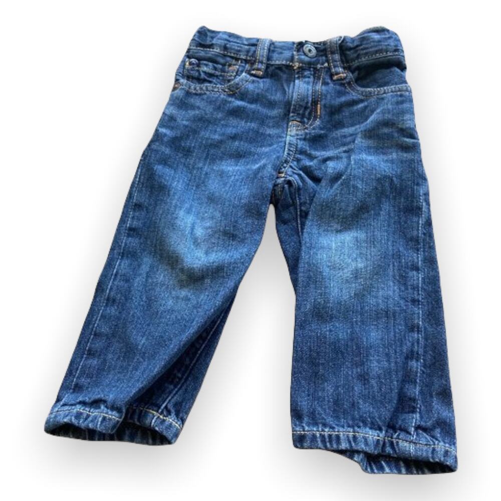 Gap Original Blue Jeans Light Weight Dark Wash‎ Size 12-18 mo
